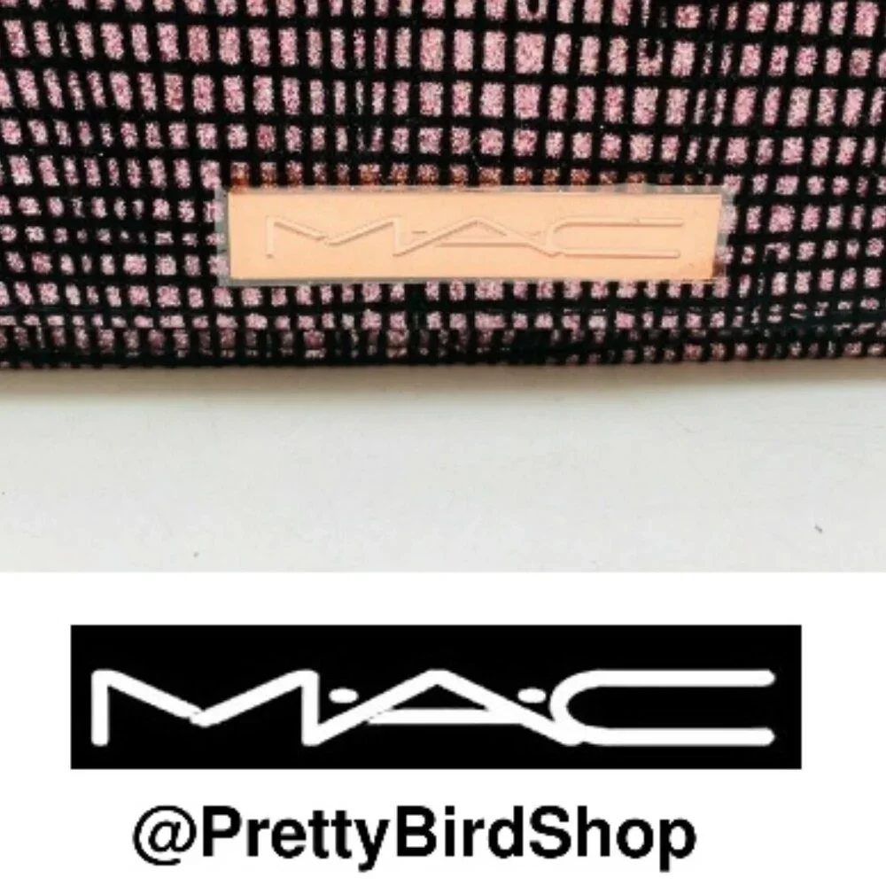MAC 4 pc gift set! FASHION SWEETIE MULL IT OVER Lip Primer + glitter clutch NEW